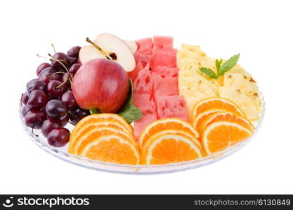 fruits isolated on white background