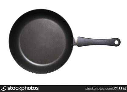 Fry pan isolated on a white background with clipping path included