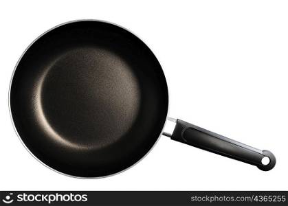 Frying pan. Isolated