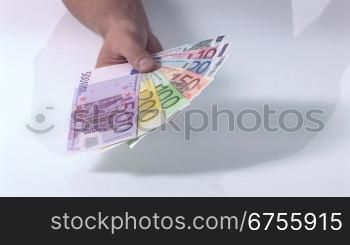 FScher aus Geldscheinen - mit Silhouette