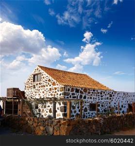 Fuerteventura house in Lajares at Canary Islands of Spain