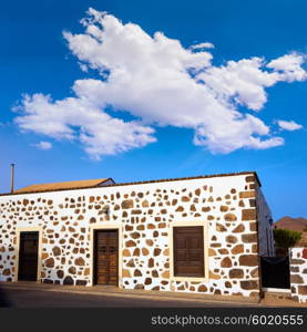 Fuerteventura house in Lajares at Canary Islands of Spain