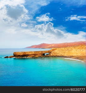 Fuerteventura La Pared beach at Canary Islands Pajara of Spain