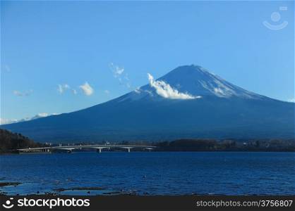 Fuji mountain and Kawaguchiko Lake
