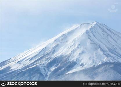 Fuji mountain landmark of Japan