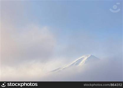 Fuji mountain landmark of Japan