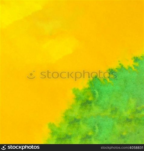 full frame bright yellow green watercolor backdrop