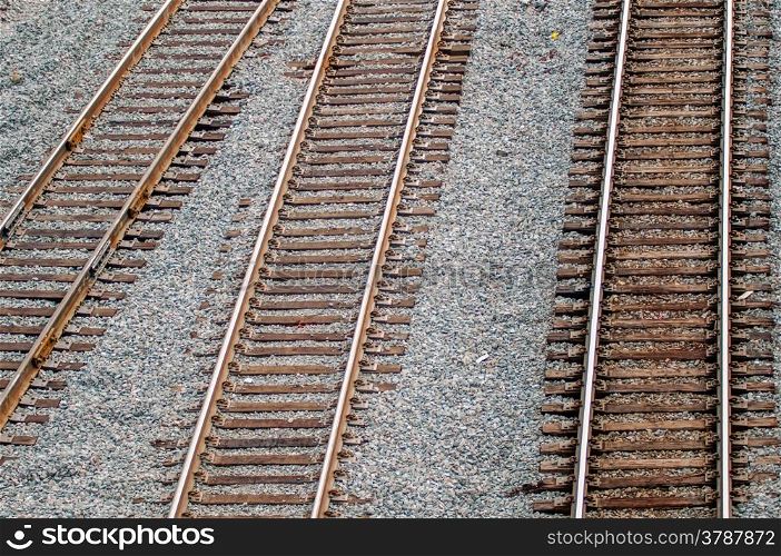 Full Frame of Railroad Tracks