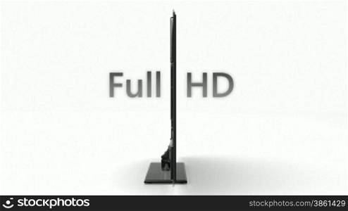 Full/HD Flachbildfernseher dreht sich