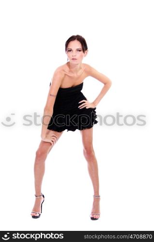 Full length portrait of an attractive woman