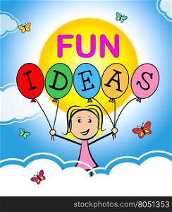 Fun Ideas Representing Contemplations Happiness And Joy