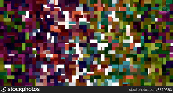 Fun Video Game Pixel Background as a Abstract Concept. Fun Video Game Pixel Background