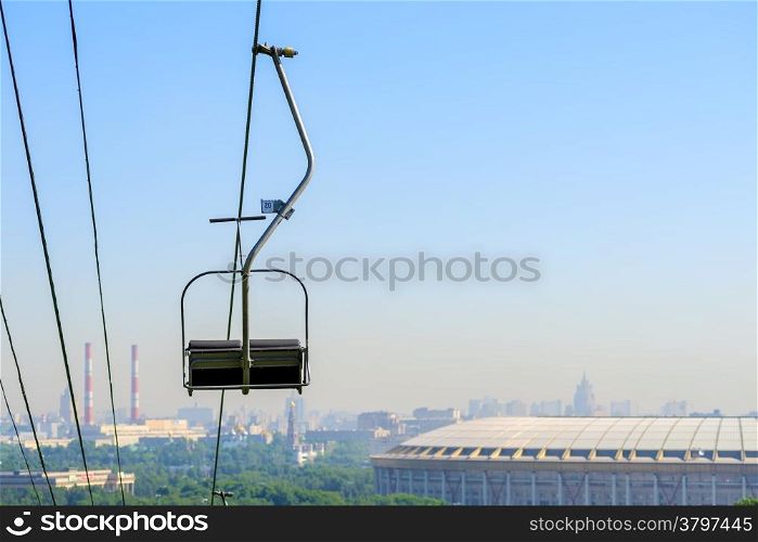 funicular on the Sparrow Hills in Moscow