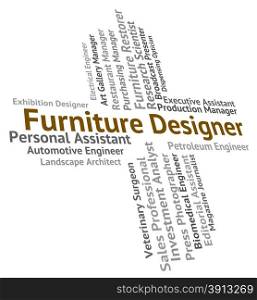 Furniture Designer Showing Employment Designs And Job