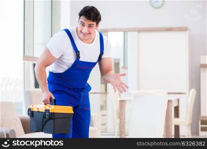 Furniture repairman at home service