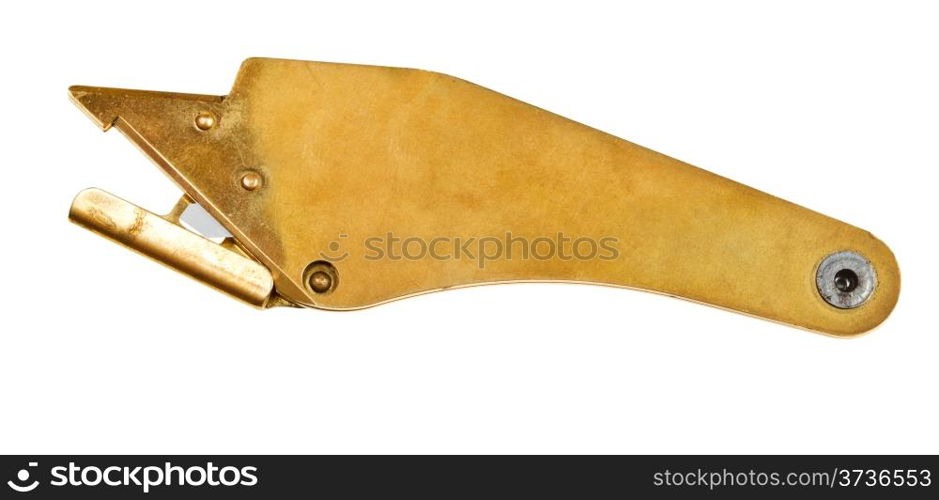 furrier&rsquo;s knife isolated on white background