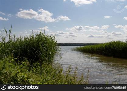 Furstenberg, Himmelpfort, Oberhavel, Brandenburg, Germany - On Lake Stolpsee