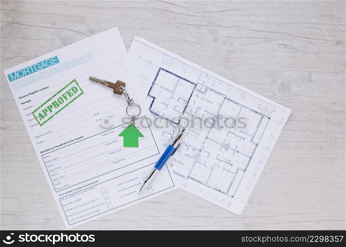 future house blueprint mortgage form