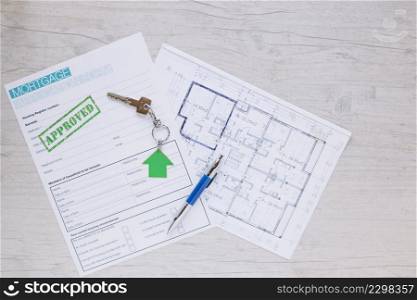 future house blueprint mortgage form