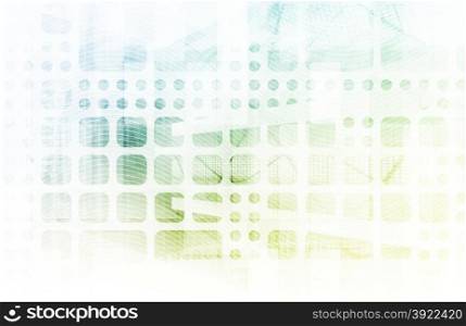 Futuristic Abstract as a Technology Background Art. Futuristic Abstract
