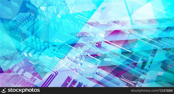 Futuristic Abstract Concept On Technology Background Art. Futuristic Abstract Concept