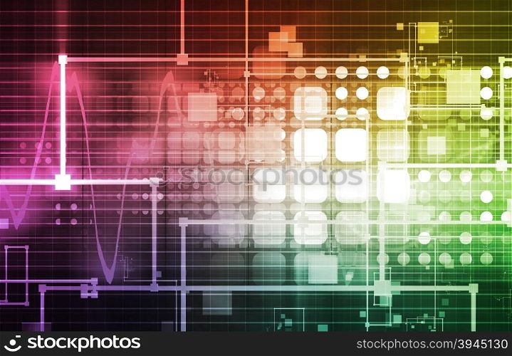 Futuristic Background Abstract Concept as a Art