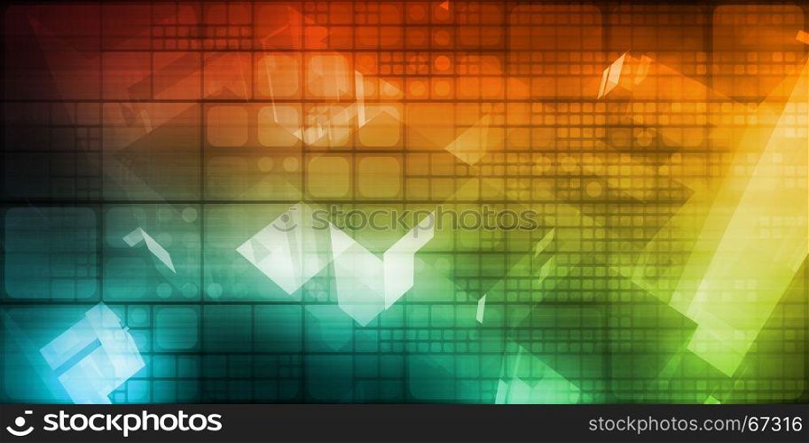 Futuristic Background Abstract Concept as a Art. Futuristic Background