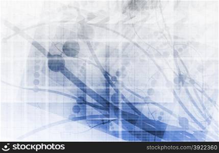 Futuristic Background as a Network Concept Art. Futuristic Background