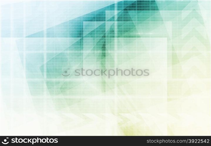 Futuristic Background as a Network Concept Art. Futuristic Background
