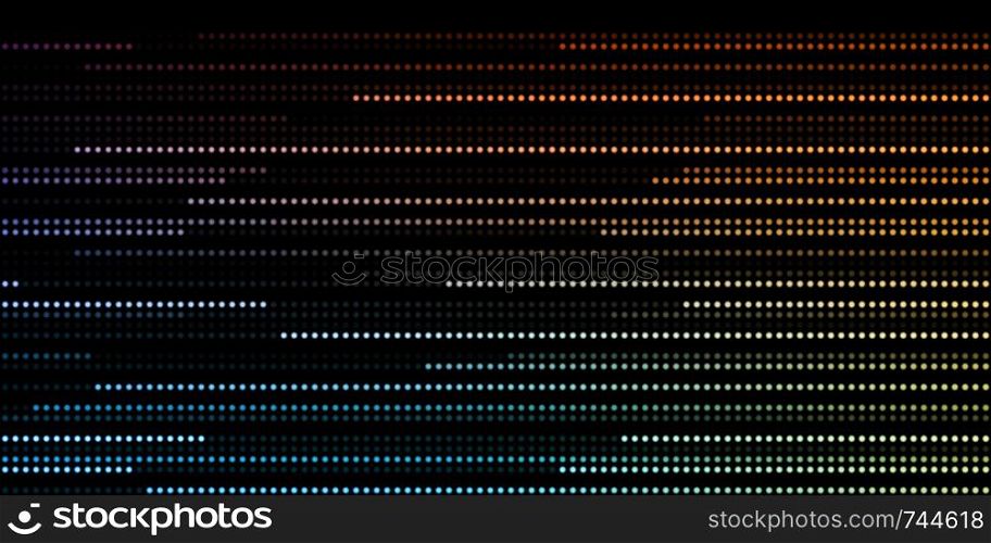 Futuristic Background with Neon Dots and Lines Artwork. Futuristic Background