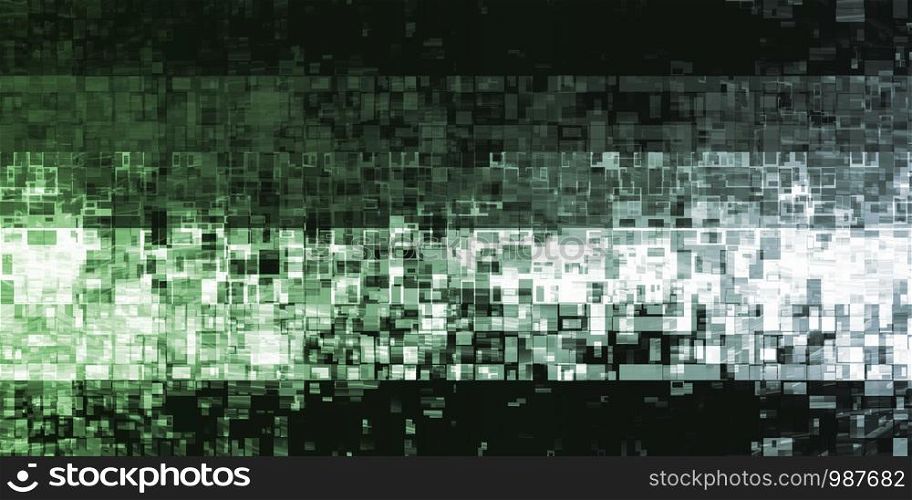 Futuristic Background with Technology Abstract on White. Futuristic Background