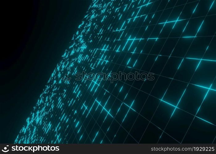Futuristic Blue Glowing neon lines Lights SPACE background 3D rendering. Futuristic Blue Glowing neon lines Lights SPACE background 3D rendering