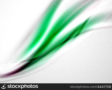 Futuristic green color in wave template. Futuristic green color in wave template. illustration