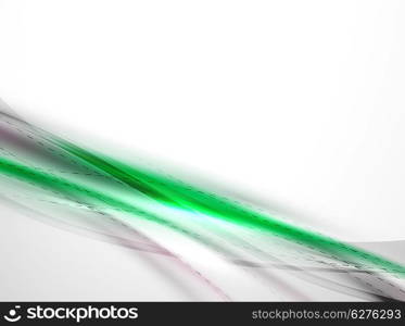 Futuristic green color in wave template. Futuristic green color in wave template. illustration