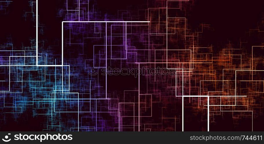 Futuristic Technology Abstract Background as a Pattern Concept. Futuristic Technology
