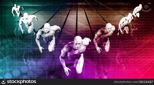 Futuristic Technology Background for Business Tech Presentations. Genetic Background