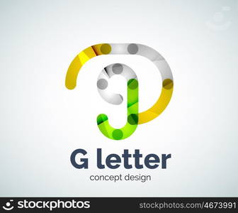 G letter logo icon. G letter logo icon. Business geometric abstract element