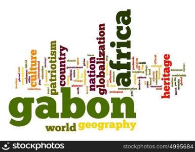 Gabon word cloud