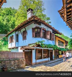 Gabrovo, Etar, Bulgaria - 07.27.2019. Gabrovo, Etar, Bulgaria ? 07.27.2019. Craftsman street in the Etar Architectural Ethnographic Complex in Bulgaria on a sunny summer day. Craftsman street in the Etar village, Bulgaria