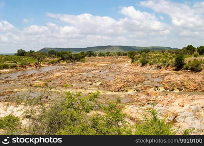 Galana River, Tsavo East National Park, Kenya, East Africa, Africa