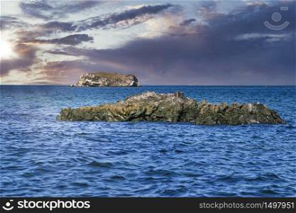 Galapagos Islands Seascape, Galapagos National Park, Galapagos Islands, UNESCO World Heritage Site, Pacific Ocean, Ecuador