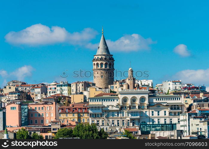 Galata Tower in Istanbul Turkey