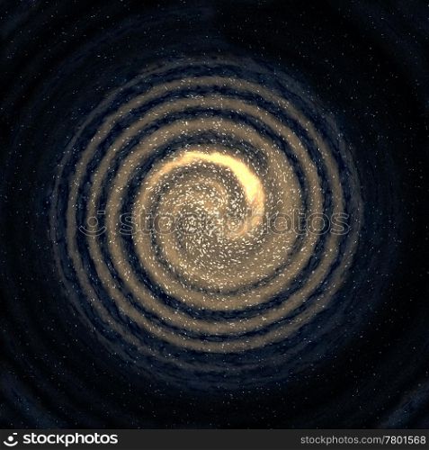 galaxy in space. image of a swirling galaxy or vortex in space