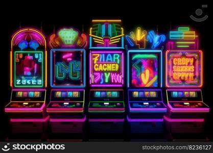 Gamble slot machine. Fun gaming. Generate Ai. Gamble slot machine. Generate Ai