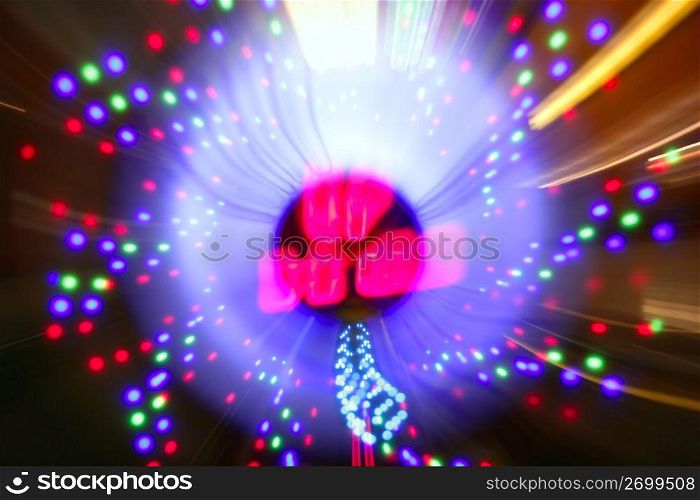 Gambling casino zoom blur colorful blurry vivid lights