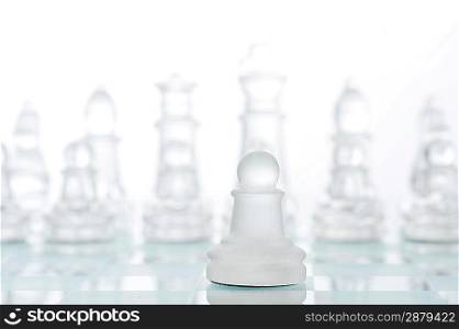 Game in chess, first course of pawn