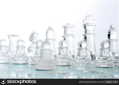 Game in chess, first course of pawn