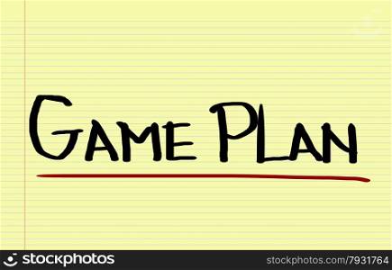 Game Plan Concept