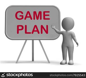 Game Plan Whiteboard Meaning Scheme Approach And Planning