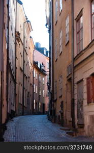 Gamla stan stockholm history center streets